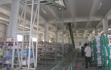 醫(yī)藥公司倉庫皮帶輸送機(jī)